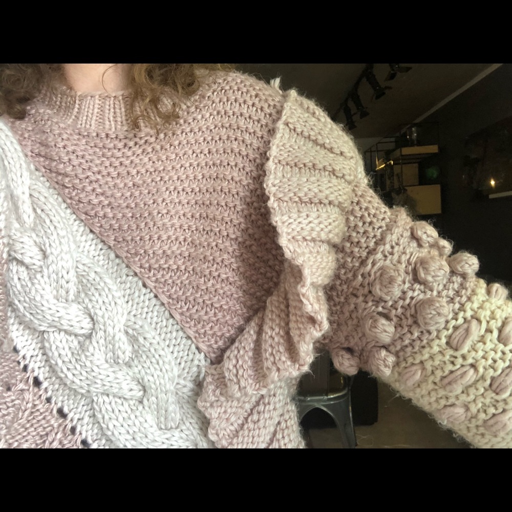 Fun chunky knit sweater